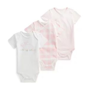 Ralph Lauren Childrenswear
Baby Girls Cotton Bodysuit 3-Pack Size 9 Months